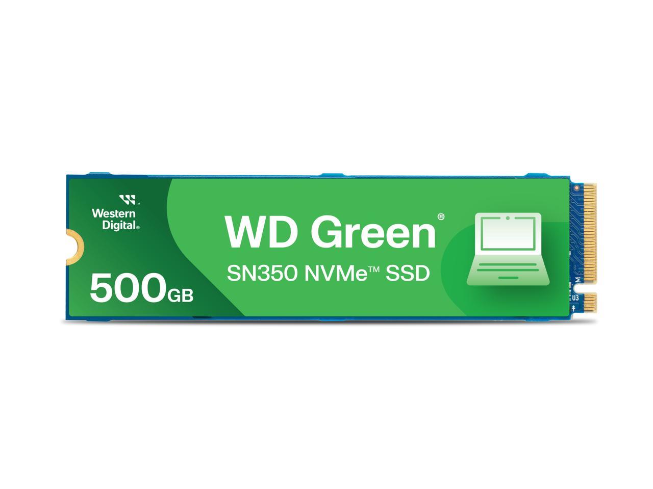 Western Digital WD Green SN350 NVMe M.2 2280 500GB PCI-Express 3.0 x4 Internal Solid State Drive (SSD) WDS500G2G0C