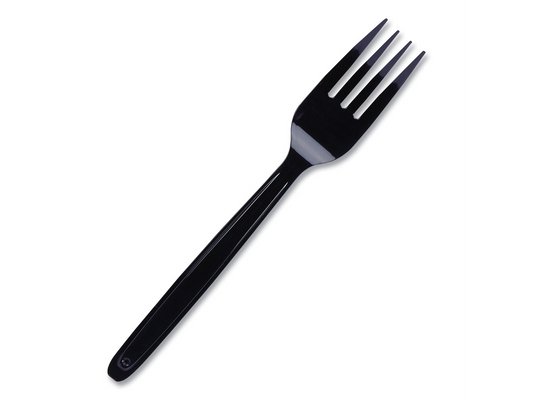 WNA CEASEFK960BL Cutlery for Cutlerease Dispensing System, Fork, 6, Black, 960/Box