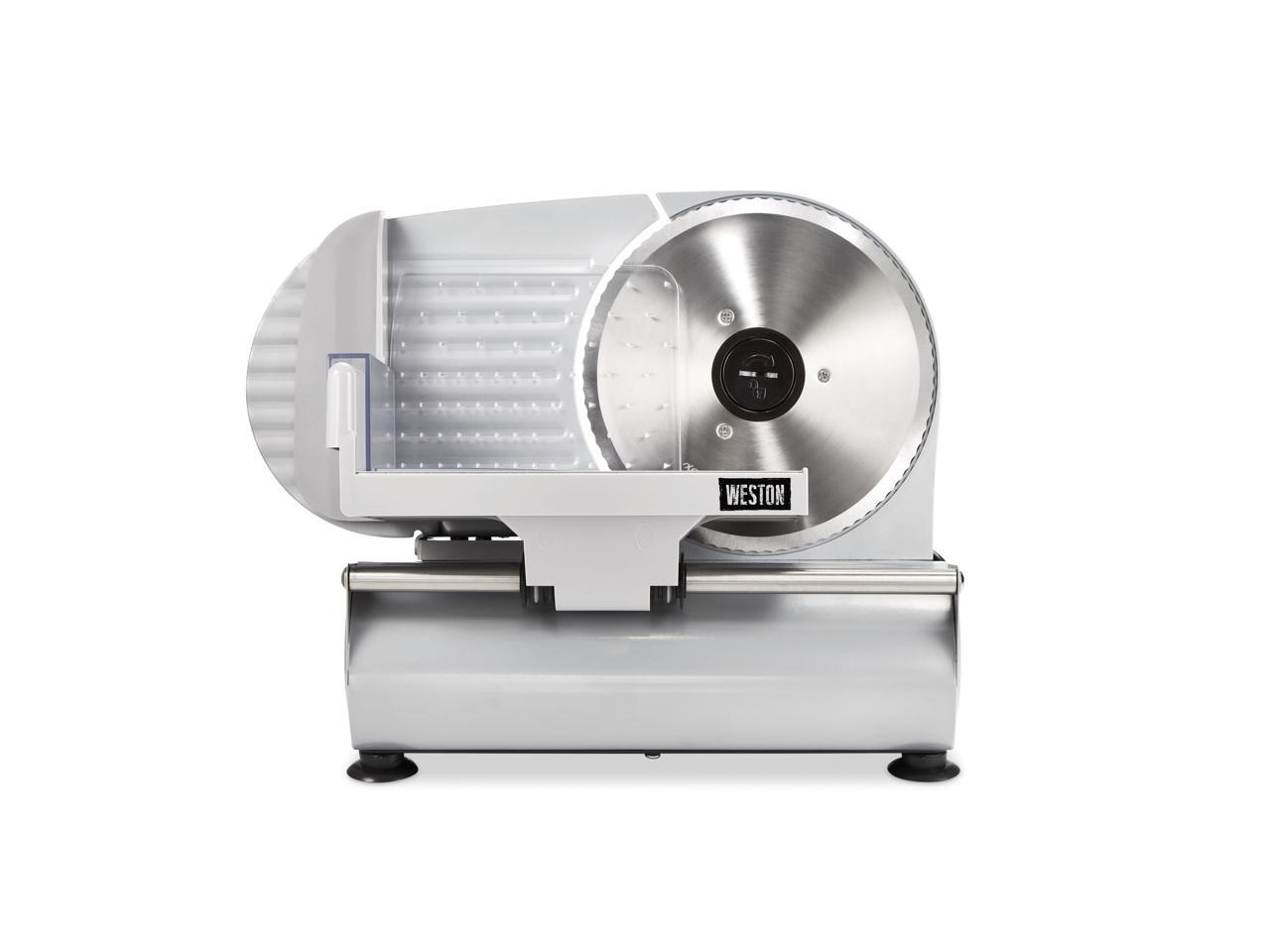 Weston 61-0750-W Silver 7.5 Meat Slicer