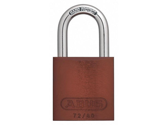 Abus Alike-Keyed Padlock, Open Shackle Type, 1 Shackle Height, Brown 19331