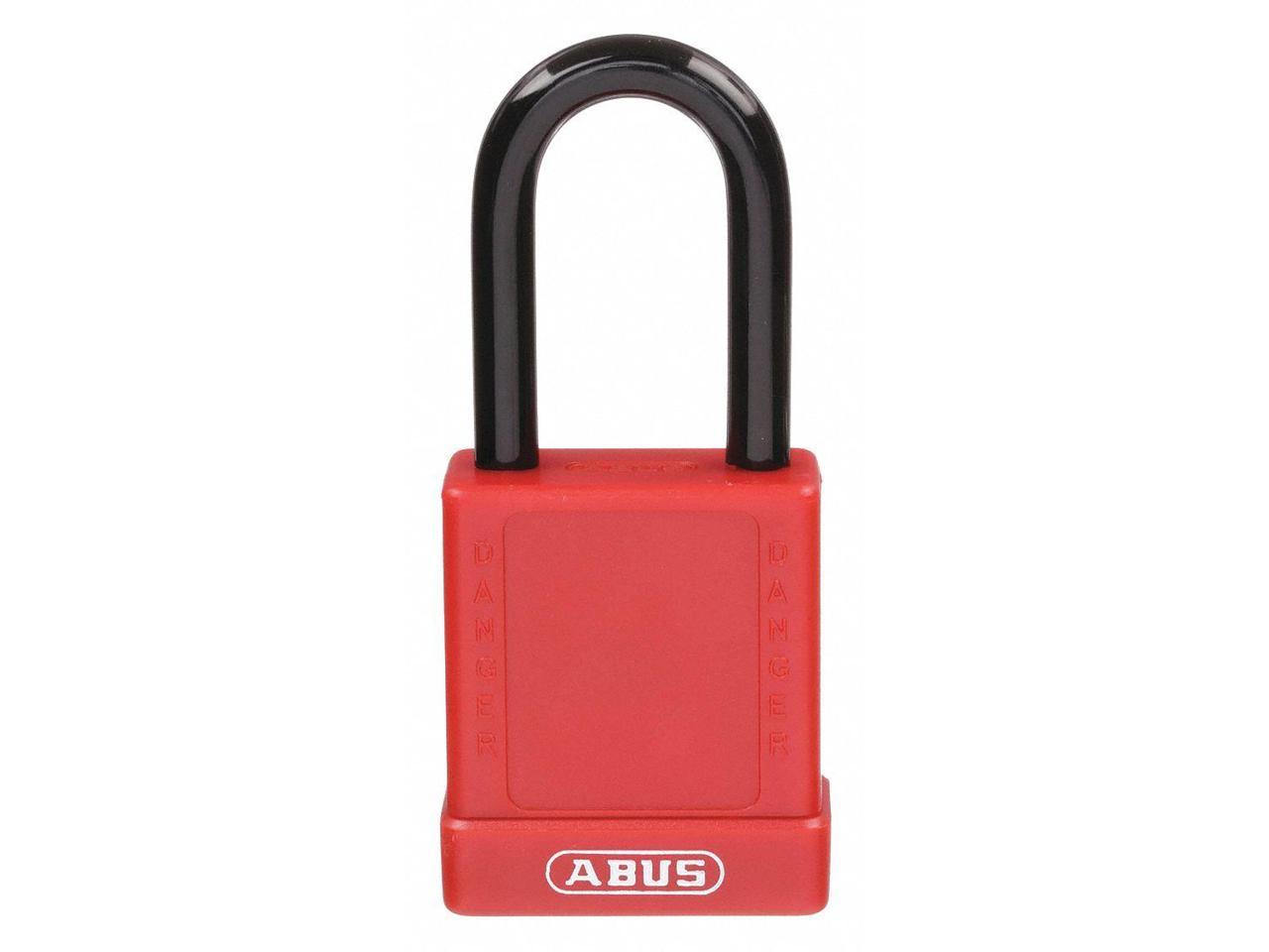 ABUS 74/40 KAX6 RED Lockout Padlock,KA,Red,1-3/4H,PK6