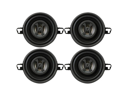 (Pack of 4) Hifonics ZS35CX Zeus 3.5 Coaxial Speaker ,BLACK