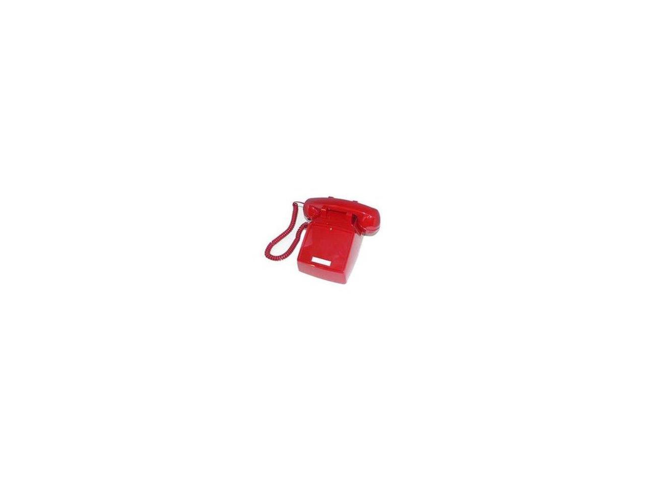 250047-VBA-NDL Red desk no dial