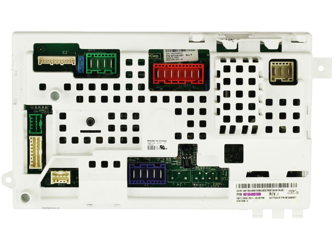 Whirlpool Washer W10480108 Control Board WTW5600XW3