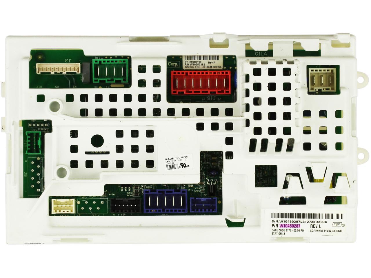 Whirlpool Washer W10480287 Main Control Board WTW4930XW