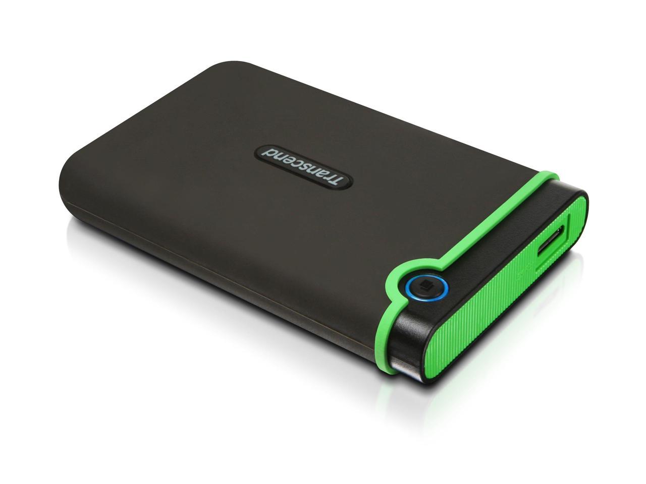 1TB Transcend StoreJet 25M3 USB3.1 Slim Portable Hard Drive Shock-Resistant