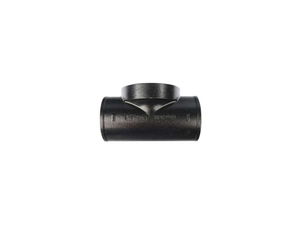 ZORO SELECT 222050 Test Tee,Cast Iron,4 in Pipe Size,Socket