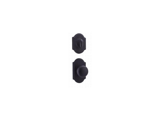 WESLOCK 07400--F2SL20 Wexford Castletown Interior SGL CYL Handleset Trim Black