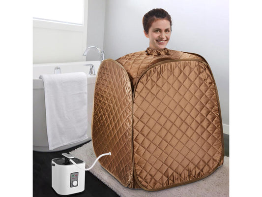 2L Portable Steam Sauna Spa Folding Tent Fast Fold Slim Weight Loss Detox Therapy Personal Home