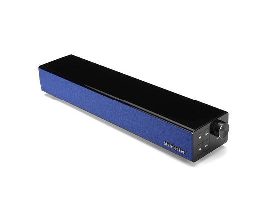 20W 4000 mAh Wireless Bluetooth Speaker Soundbar Stereo Speakers for TV Theater Blue - OEM