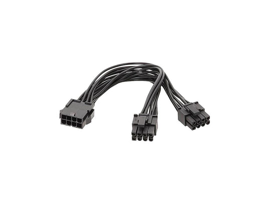 20cm CPU 8Pin To PCIE 2X 8Pin (6+2) Graphics Video Card Power Splitter Cable