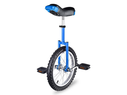 Yescom 16 In Wheel Outdoor Unicycle Adjustable Seat Exercise Bicycle Balance Training for Adults Teenagers Kids, Orange