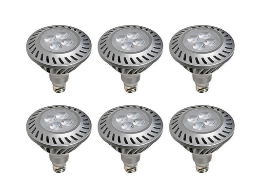 (case of 6) GE 66112 LED12DP38S830/25 Narrow Flood LED PAR38 Light Bulb, 3000K, 700 lumens, medium base, dimmable