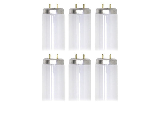 (Case of 6) GE 68853 - F32T8/SPX50/ECO2 Straight T8 Fluorescent Tube, 32 Watt 48 inch 5000K, 2900 lumens