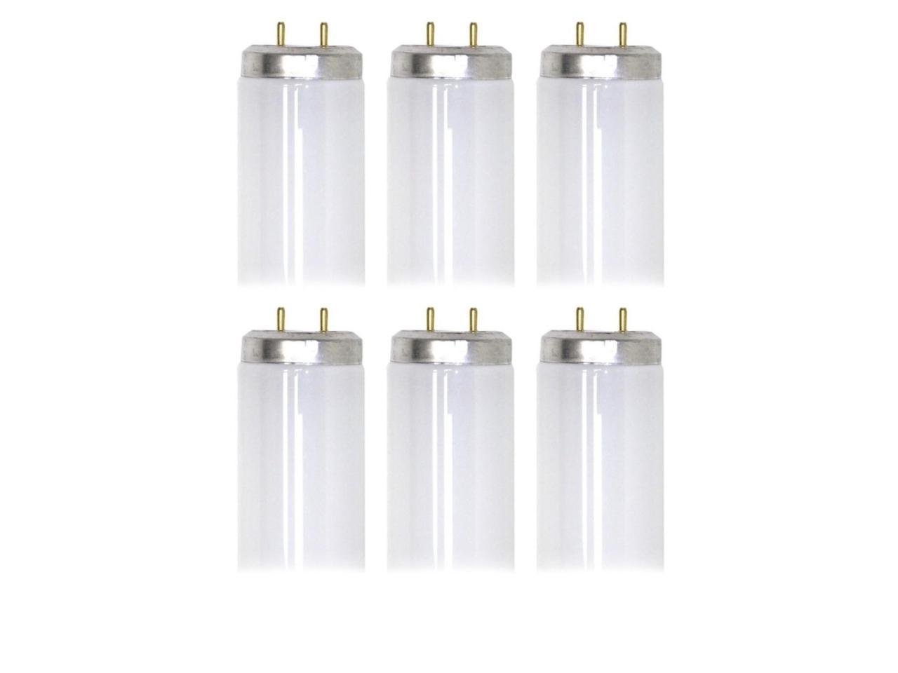 (pack of 6) GE Lighting 72128 F32T8/25WSPX30EC 25 Watt 4 Ft. T8 Linear Fluorescent Lamp 3000K, 48 inches