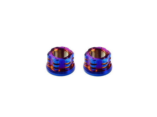 2 Pieces Electric Bike Axle Screw Nut M16 Stainless Steel Colored