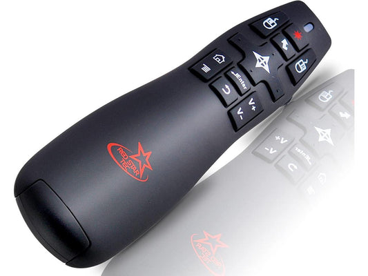 Wireless Powerpoint Presentation Remote Clicker and Keynote Presenter with Wireless Mouse (PR-820) from Red Star Tec