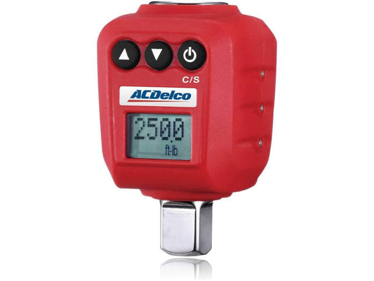 ACDelco ARM602-4A 1/2 (25 to 250 ft-lbs.) Heavy Duty Digital Torque Adapter with Buzzer and LED Flash Notification ISO 6789 Standards with Certificate of Calibration