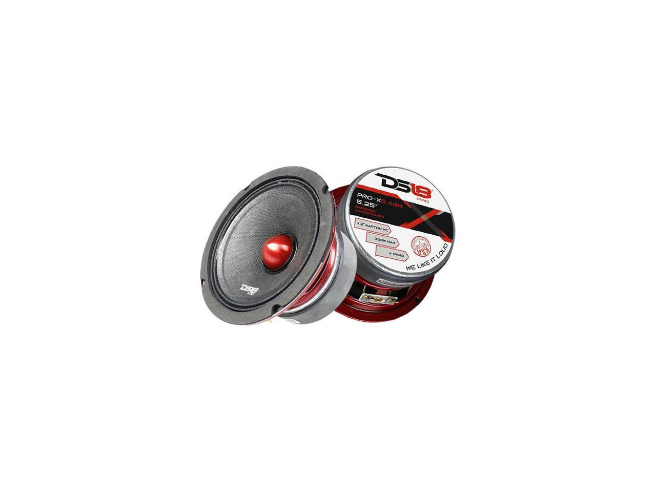 2 DS18 PRO-X5.4BM 300W Max 5.25 Midrange Loud Speakers 4 Ohm High Strength New