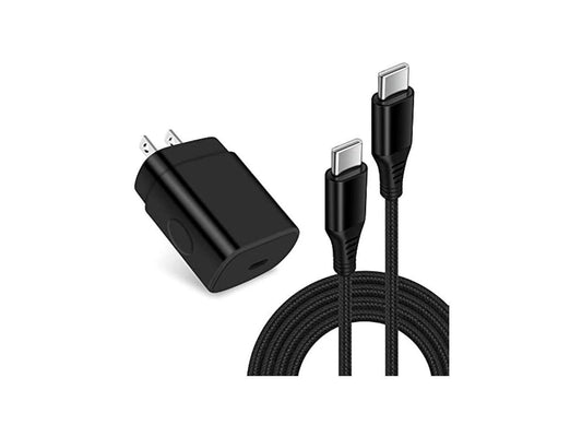 25W Super Fast Samsung A54 Type C Charger USB C Charging Block for Samsung Galaxy A53 A14 A13 5G S23 Ultra S22 S21 FE S20 A03S Z Flip 5 Fold 5,Wall Charger Plug Box+6FT C Andriod Phone Charger Cable