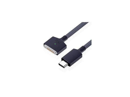 140W USB C to Magnetic 3 Charging Cable 6.6ft, Compatible with MacBook Pro 2023 (M2, 14/16 inch), MacBook Air 2022 (M2), MacBook Pro 2021 (M1, 14/16 inch) - Midnight