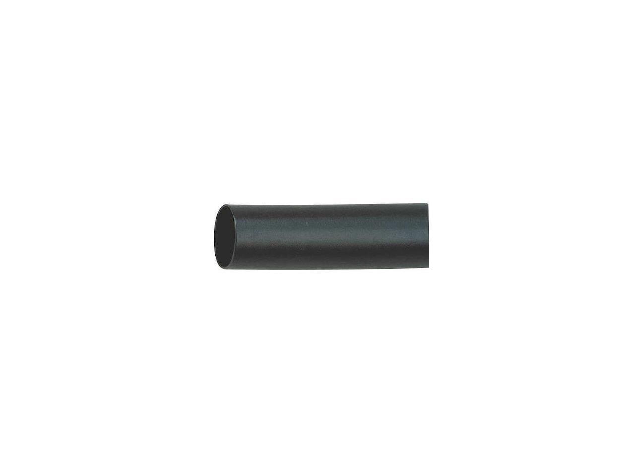 3M FP301-3/16-48-BLACK-25 PCS Shrink Tubing,0.187in ID,Black,4ft,PK25