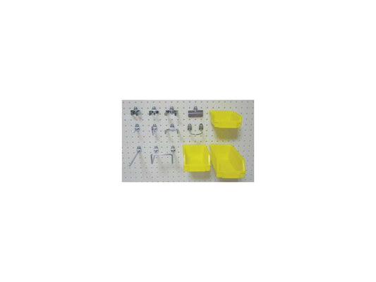 ZORO SELECT 5TPF6 Pegboard Hook Assortment Kit,95 Pieces