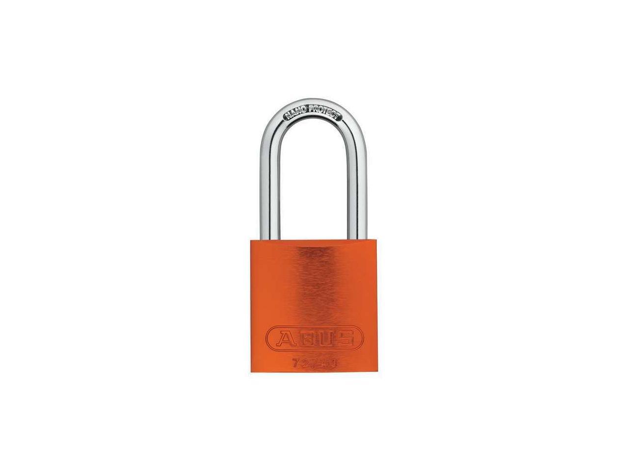 ABUS 72 HB/40-40 KAx6 Orange Lockout Padlock,KA,Orange,1-1/2H,PK6