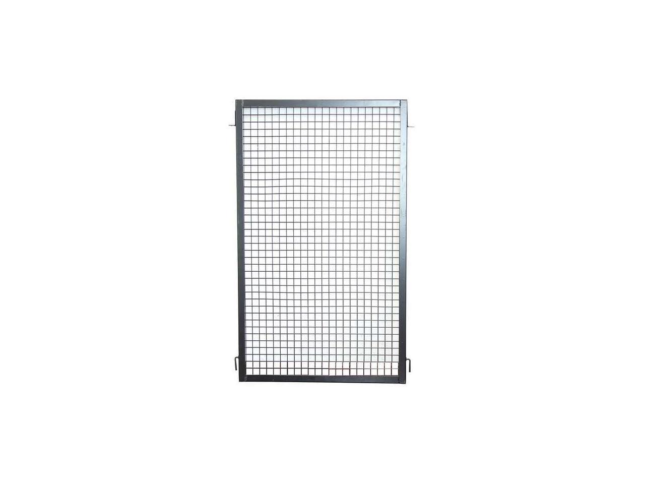 ZORO SELECT 19N873 Wire Partition Panel,W 2 Ft x H 5 Ft