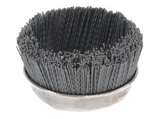 WEILER 97604 Cup Wire Brush, Threaded Arbor, 5, 8000 RPM