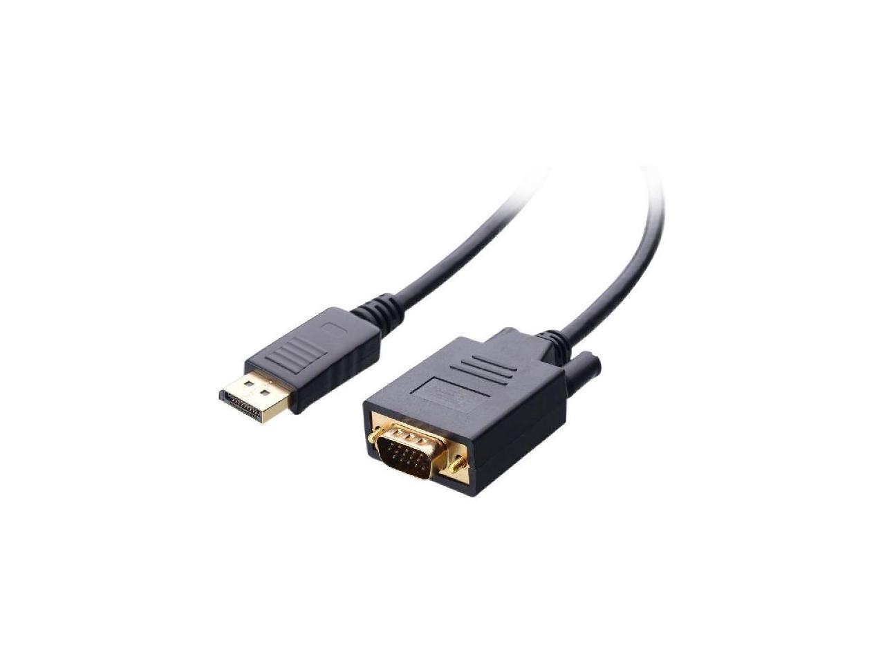 4Xem 10Ft Displayport To Vga Adapter Cable - Black