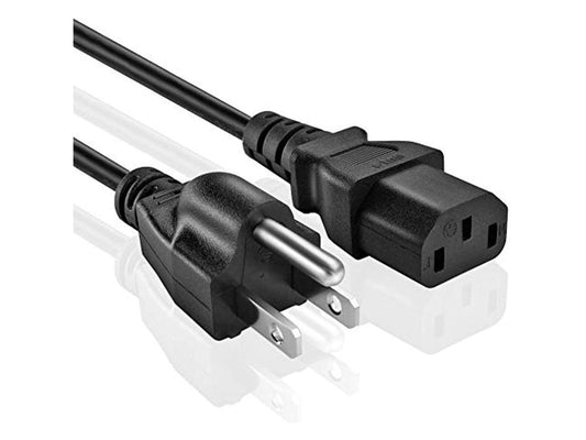 8 Feet Long Ac Power Cord Compatible With Asus G11cd, G10aj, G10ac Tower Pc Power Supply Charger