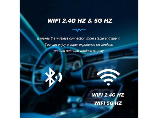 Wireless CarPlay Adapter-2 in 1 Wireless Carplay and Android Auto Box for Wired CarPlay Cars Converts Wired to Wireless